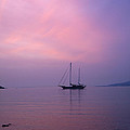 Calm Sunset in Mykonos Greece
